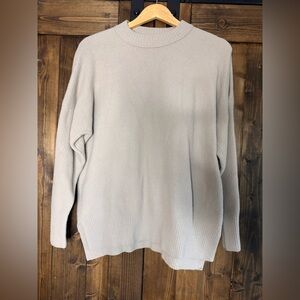 Abercrombie & Fitch Cream Crew Neck Sweater